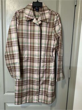 GAP VTG Heritage Large Tartan Plaid Green & Pink Plaid Y2K Large